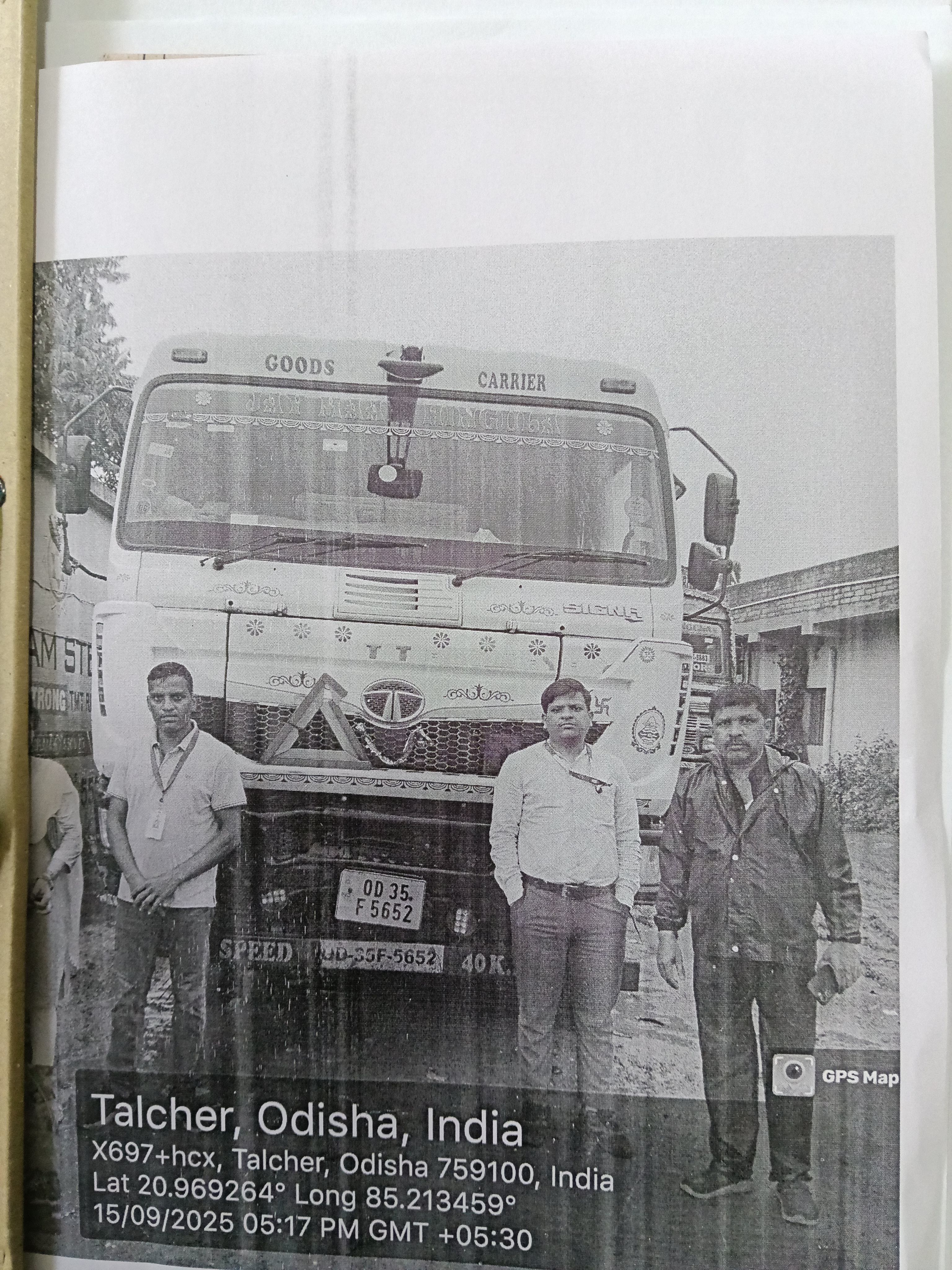 VEHICLE TRUCK REGD.NO-OD35 F 5652 for Sale in ANGUL,ODISHA, Angul