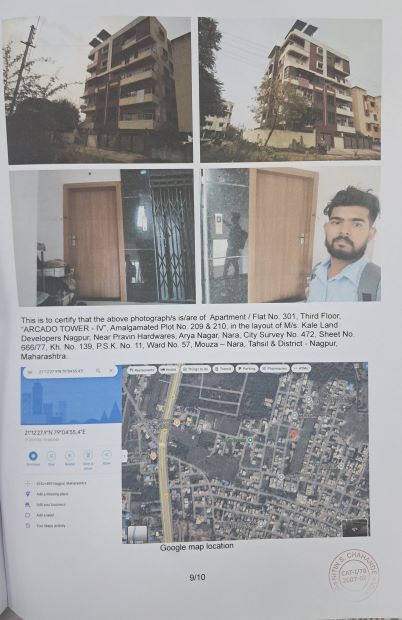 Flat for Sale in ARCADO TOWER IV, NEAR PRAVIN HARDWARE, ARYA NAGAR, MOUZA NARA, Nagpur — photo 1