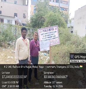 Plot for Sale in RESIDENTIAL PLOT 330 SQ. YARDS @ NEAR MANJEERA APPARTMENTS, MAMATHA ROAD,VARADAIAH NAGAR,KAHMMAM, Khammam