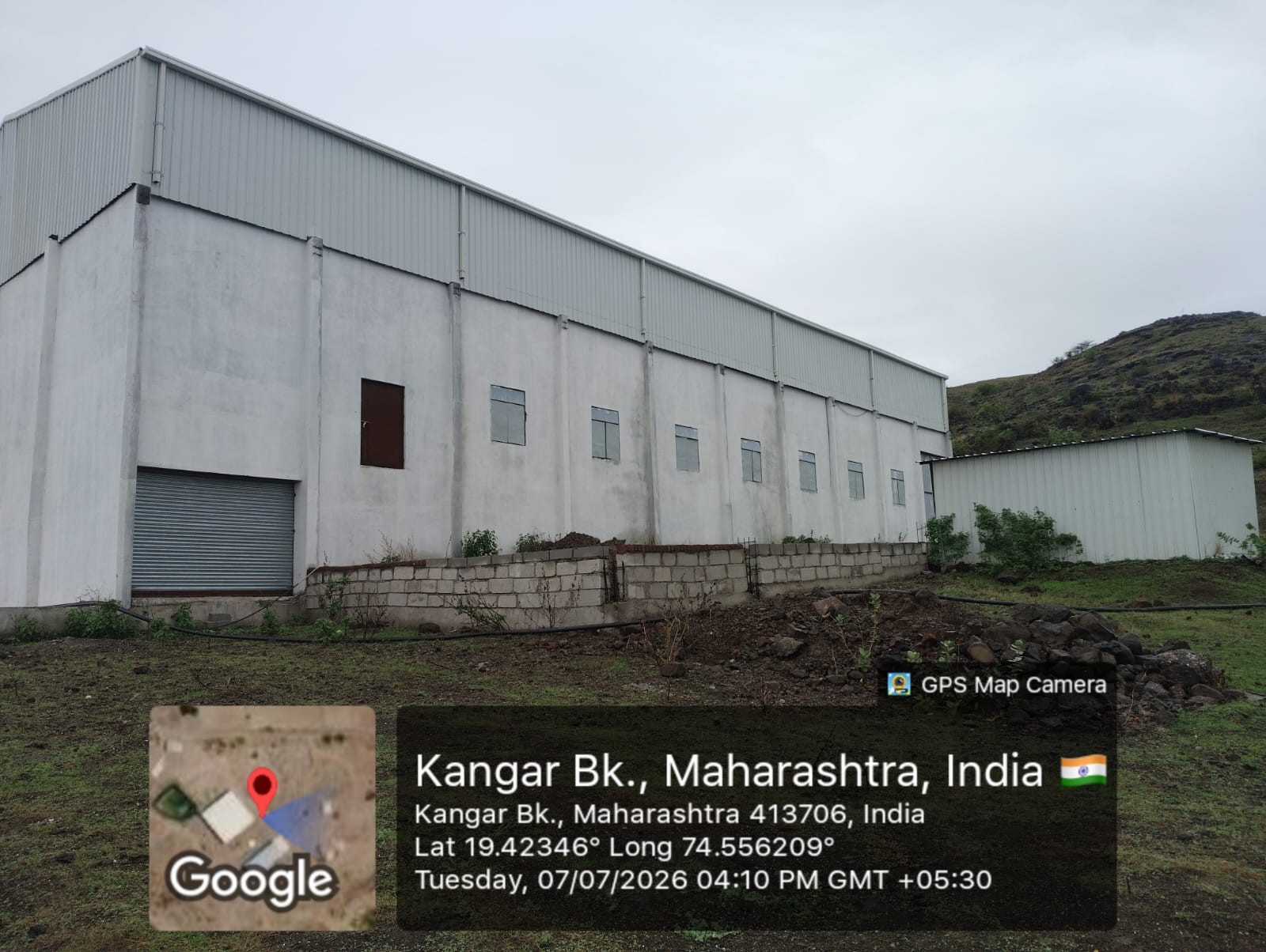 Industrial Plot with Factory Building for Sale in Karalewadi — photo 1