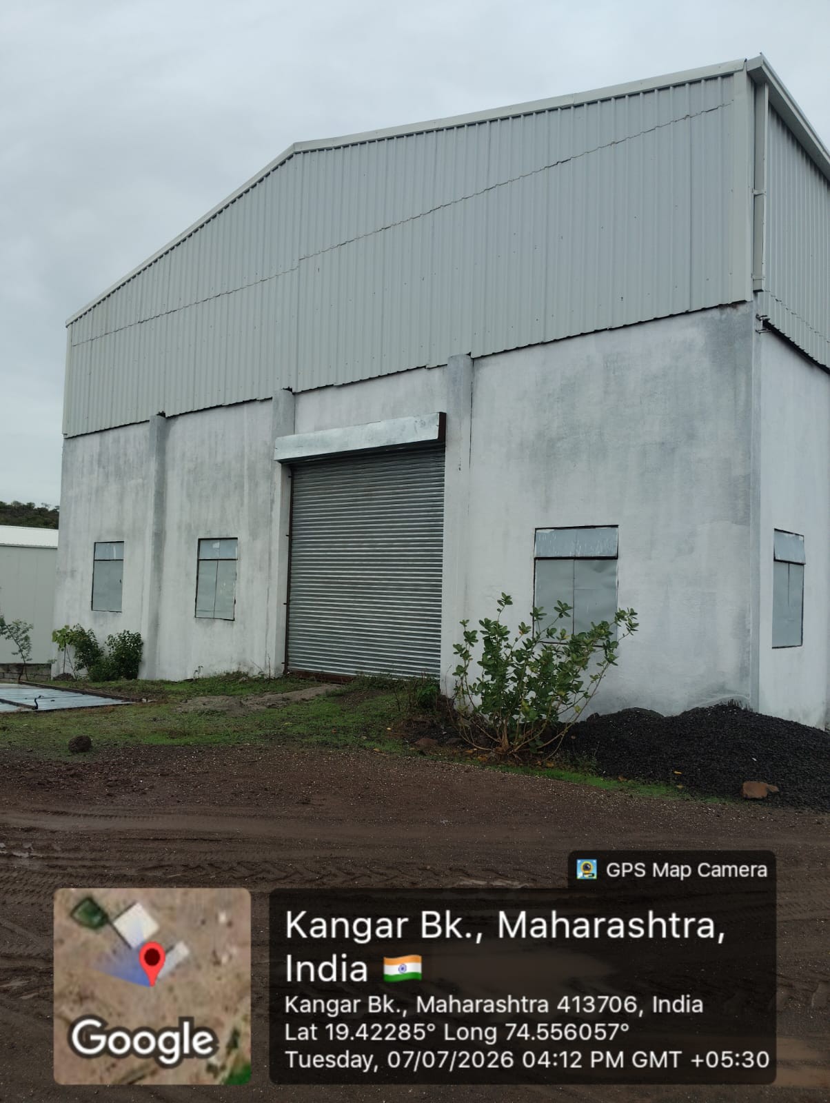 Industrial Plot with Factory Building for Sale in Karalewadi — photo 3