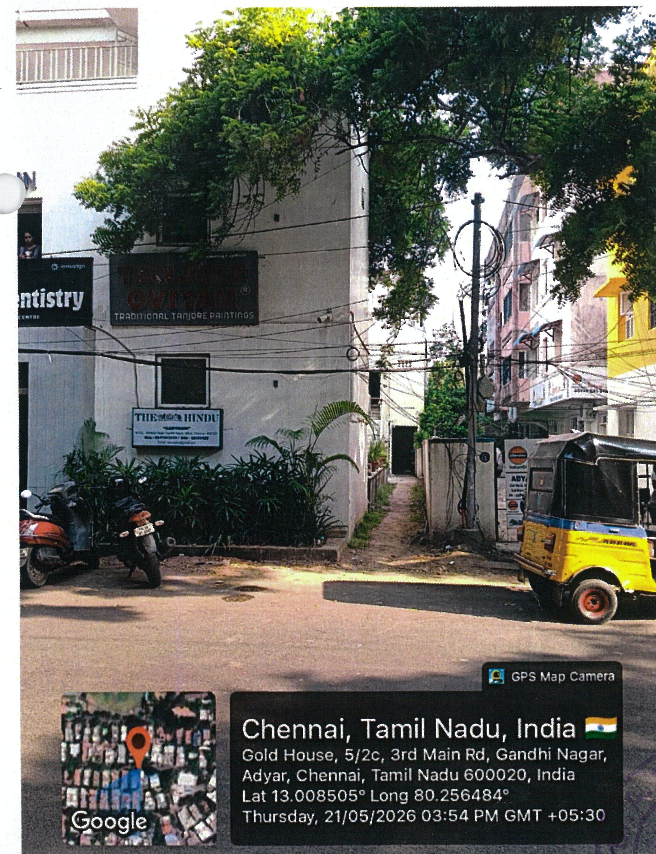 Villa for Sale in GANDHI NAGAR 3RDF MAIN ROPAD ADAYAR, Chennai — photo 1