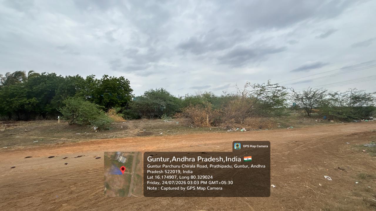 Plot for Sale in PRATHIPADU VILLAGE, NEAR D NO 819, NEAR SAHAJANANDA COTTON MILL, GUNTUR DISTRICT, Guntur — photo 1