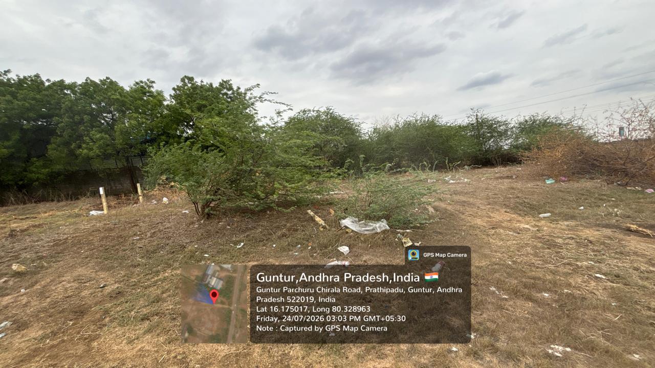 Plot for Sale in PRATHIPADU VILLAGE, NEAR D NO 819, NEAR SAHAJANANDA COTTON MILL, GUNTUR DISTRICT, Guntur — photo 2