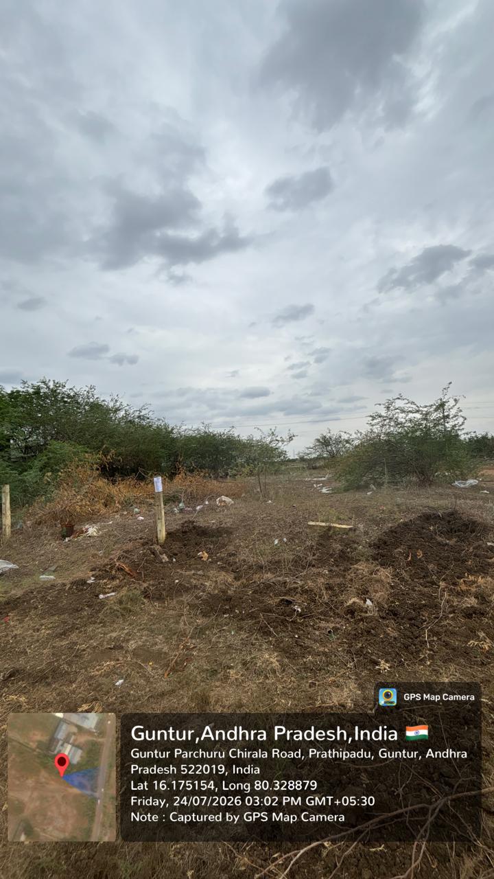Plot for Sale in PRATHIPADU VILLAGE, NEAR D NO 819, NEAR SAHAJANANDA COTTON MILL, GUNTUR DISTRICT, Guntur — photo 3