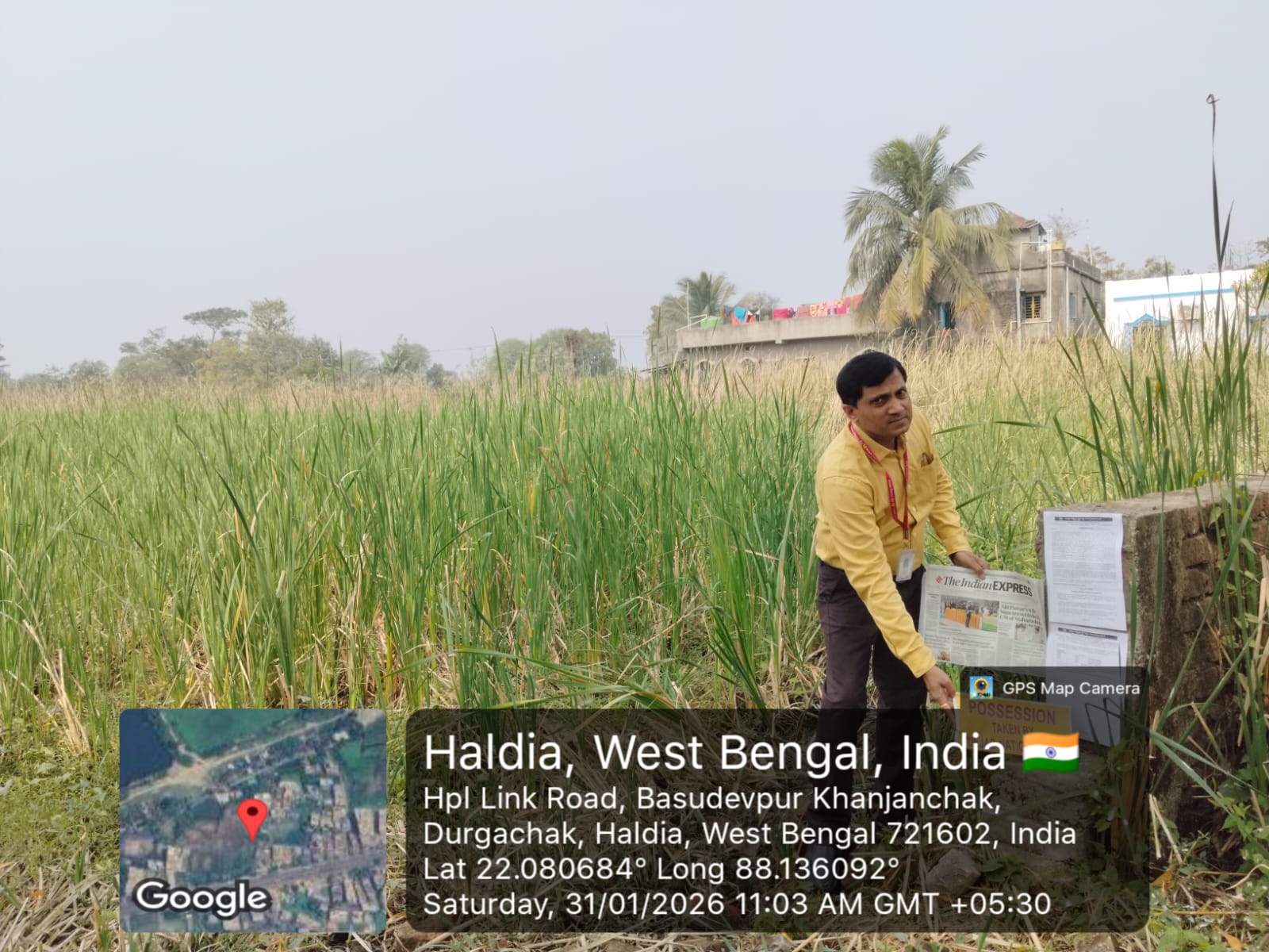 Plot for Sale in Property is situated at Mouja – Basudebpur, PS – Durgachak, Dist : Purba Midnapore, Haldia — photo 1
