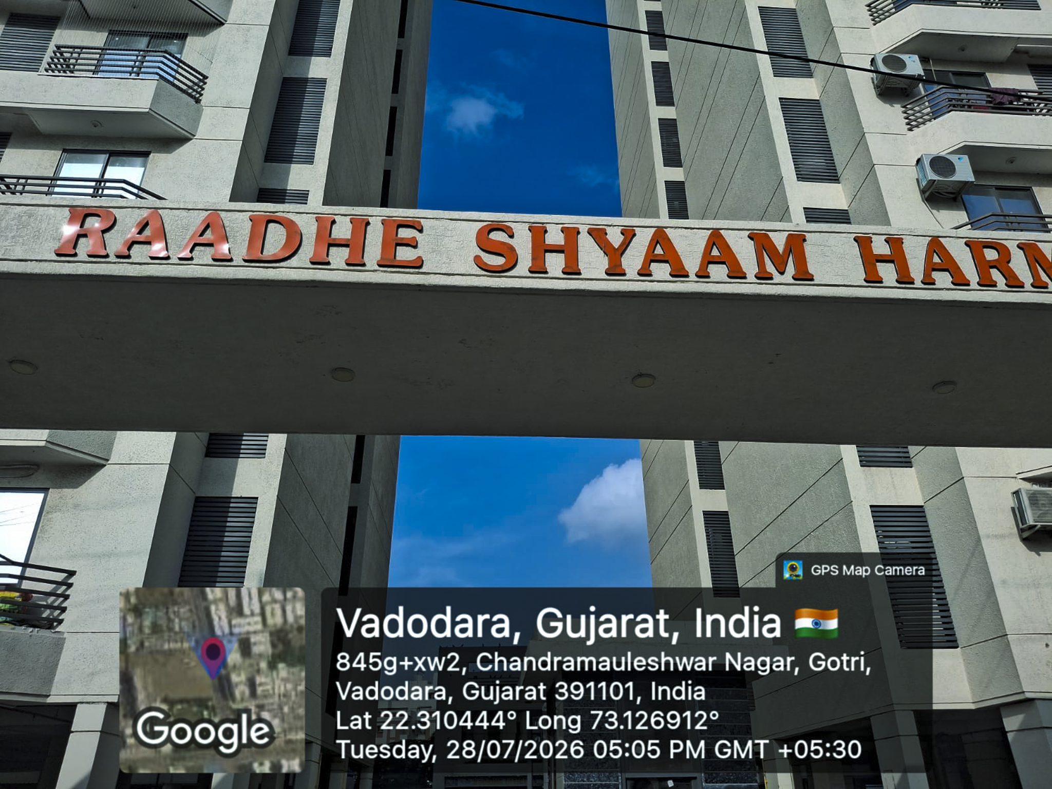 3 BHK Flat for Sale in Radhe Shyam Harmony, Sevasi, Vadodara — photo 1