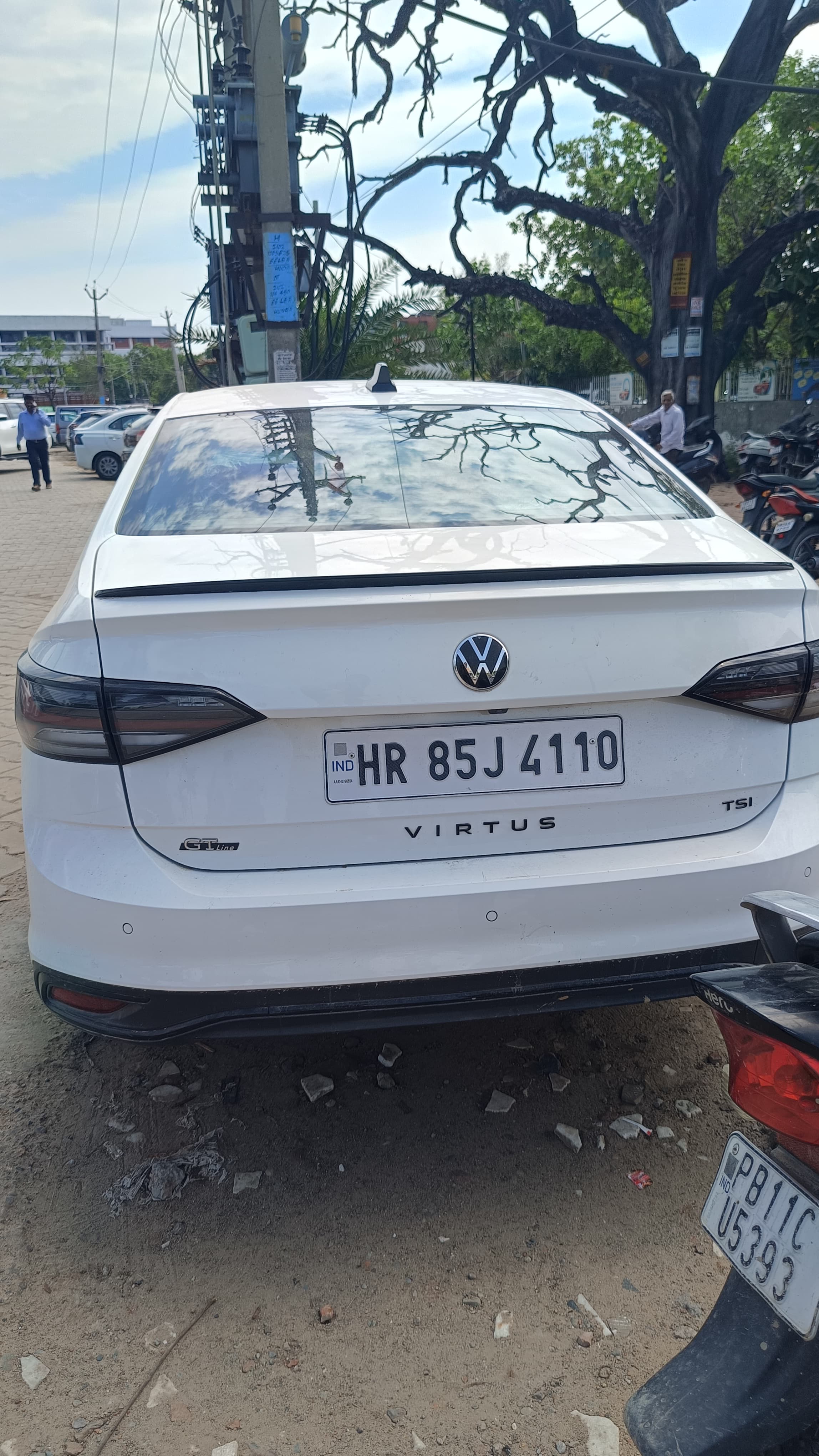 Volkswagen Virtus GT Line 1.0 TSI at Registration No. HR85J4110, Registration Date 30.06.2025 for Sale in Ambala, Ambala — photo 2