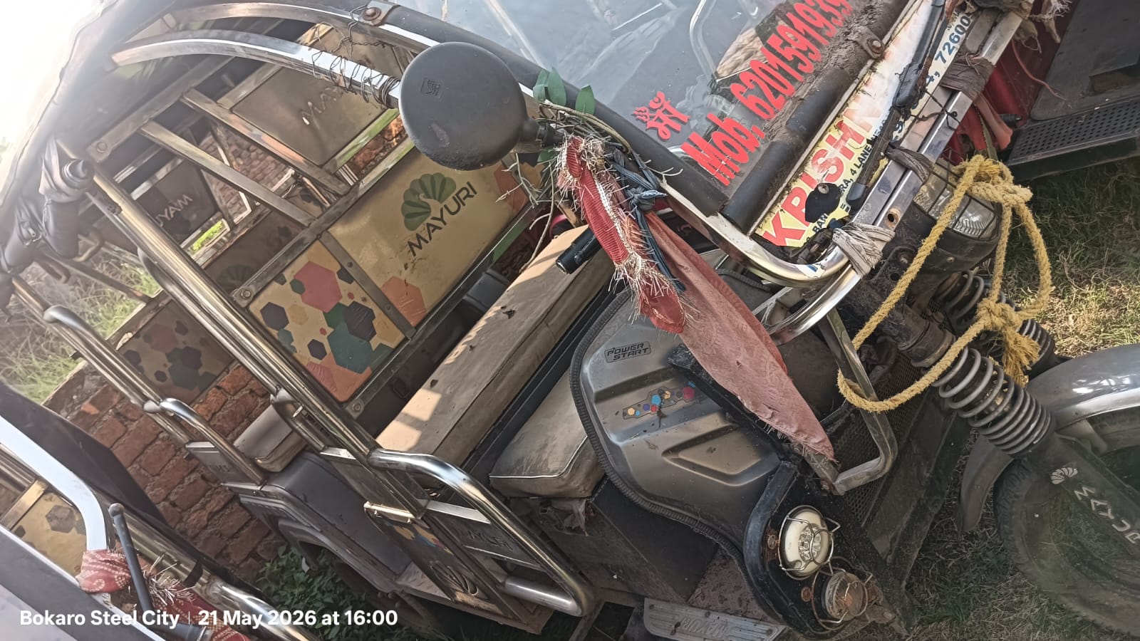 E-RICKSHAW UDDAN PRO REG NO. JH09B-4849 MODEL-2024 for Sale in NEAR ASHA ITI CHAS BOKARO, Bokaro Steel City — photo 1