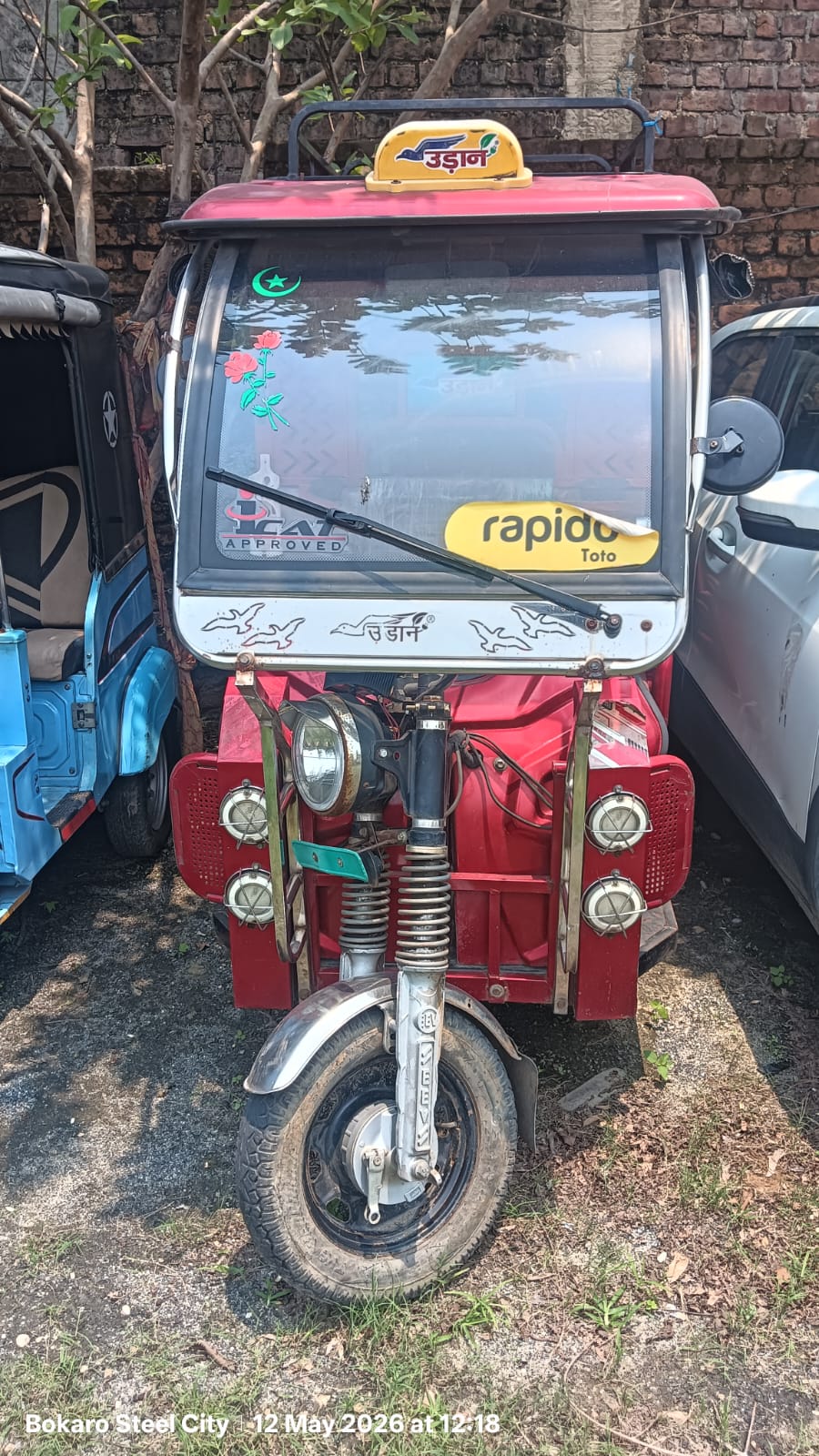 E-RICKSHAW UDDAN PRO REG NO.JHO9BJ-6507 MODEL-2023 for Sale in NEAR ASHA ITI, Bokaro Steel City — photo 1