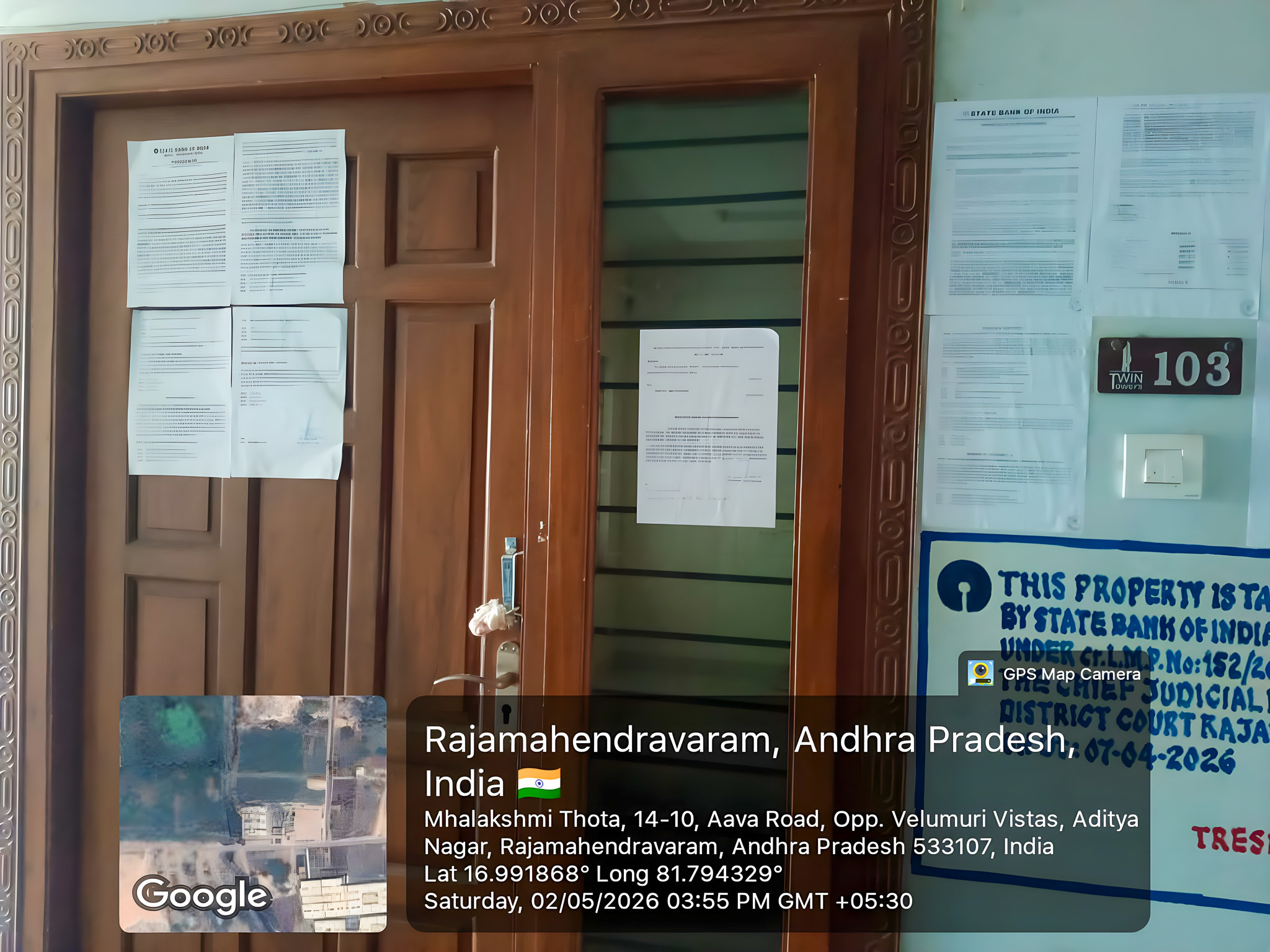 Flat for Sale in SSSB VASAM TWIN TOWERS, Rajamahendravaram, Rajamahendravaram — photo 1