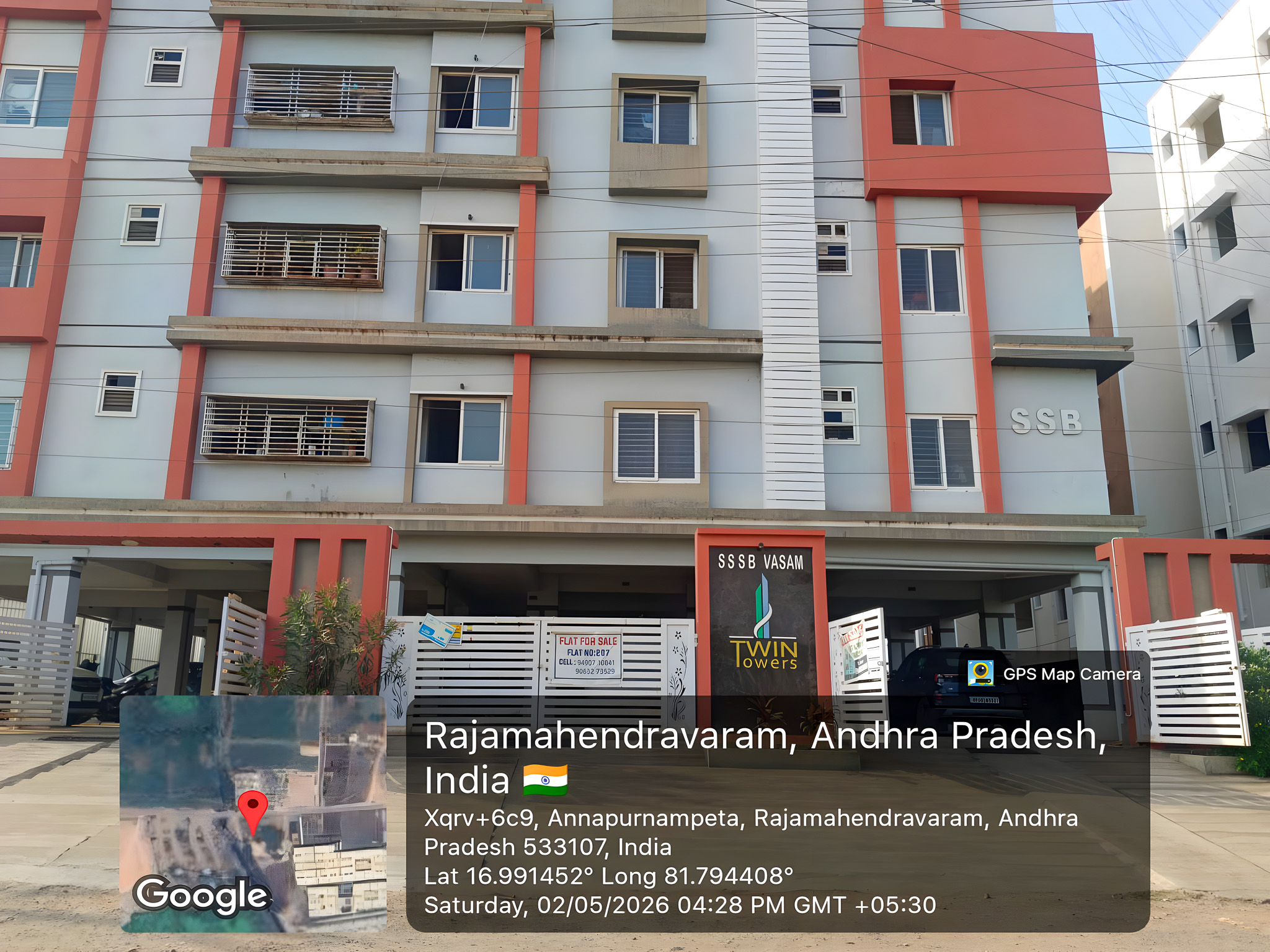 2 BHK Flat for Sale in SSSB VASAM Twin Towers, Rajamahendravaram, Rajamahendravaram — photo 22