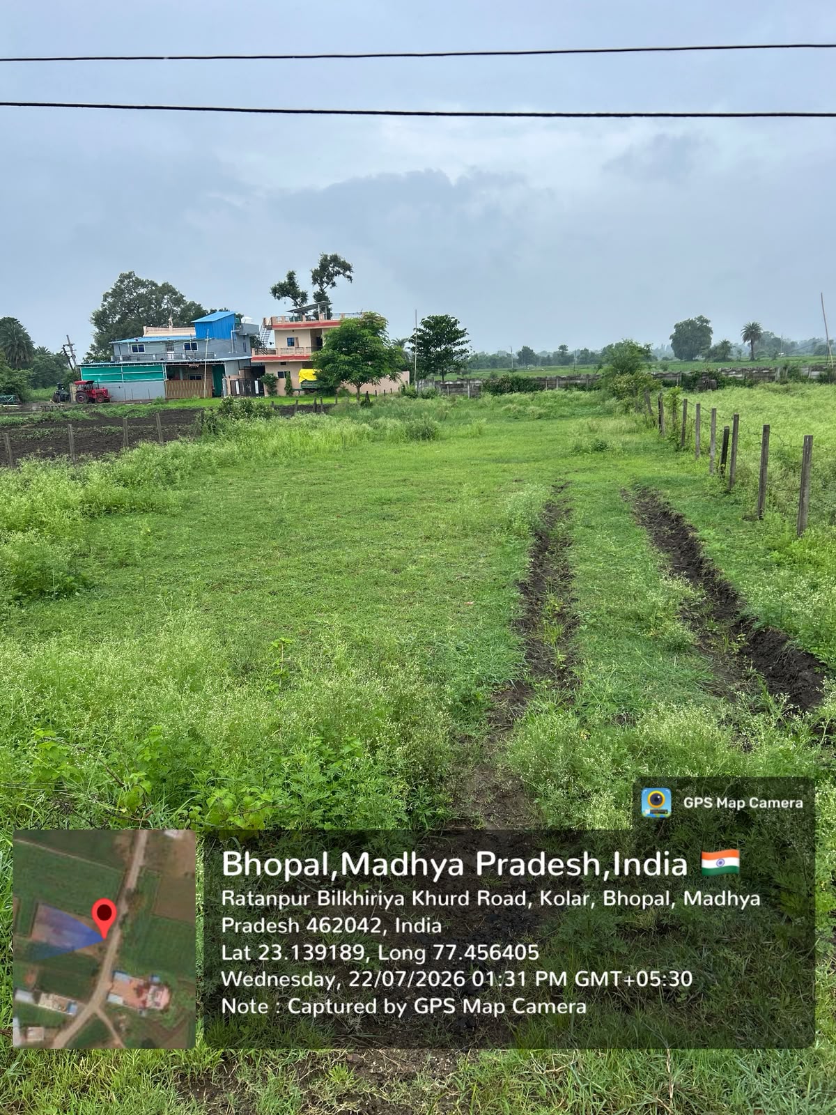 Plot for Sale in SHRI MANGAL TRADERS, VILLAGE BILKHIRIYA KHURD, PHN- RATANPUR SADAK, WARD NO. 84, TEHSIL- KOLAR, BHOPAL (M.P.), Bhopal — photo 1