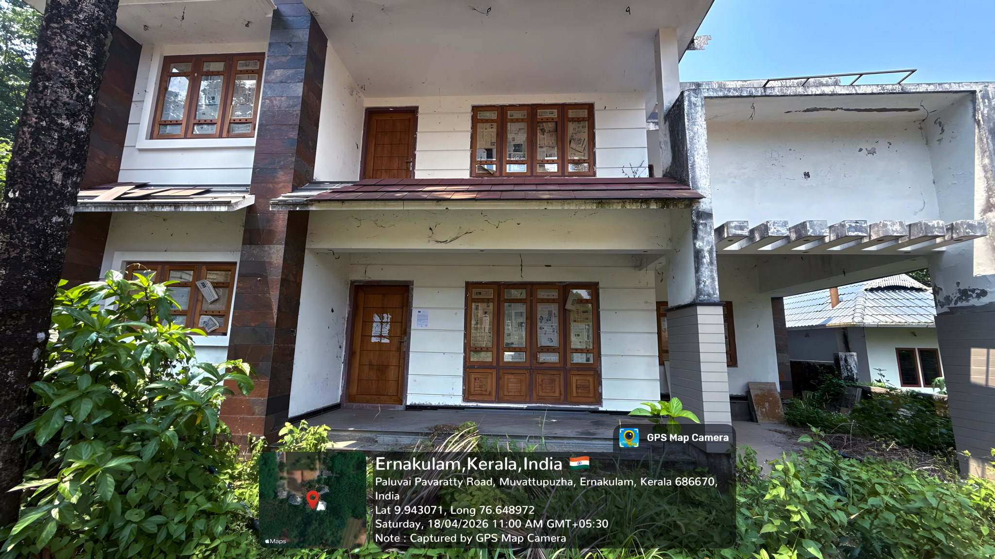 3 BHK Individual House for Sale in self built house, Manjalloor Villege , Muvattupuzha, Vazhakulam — photo 1