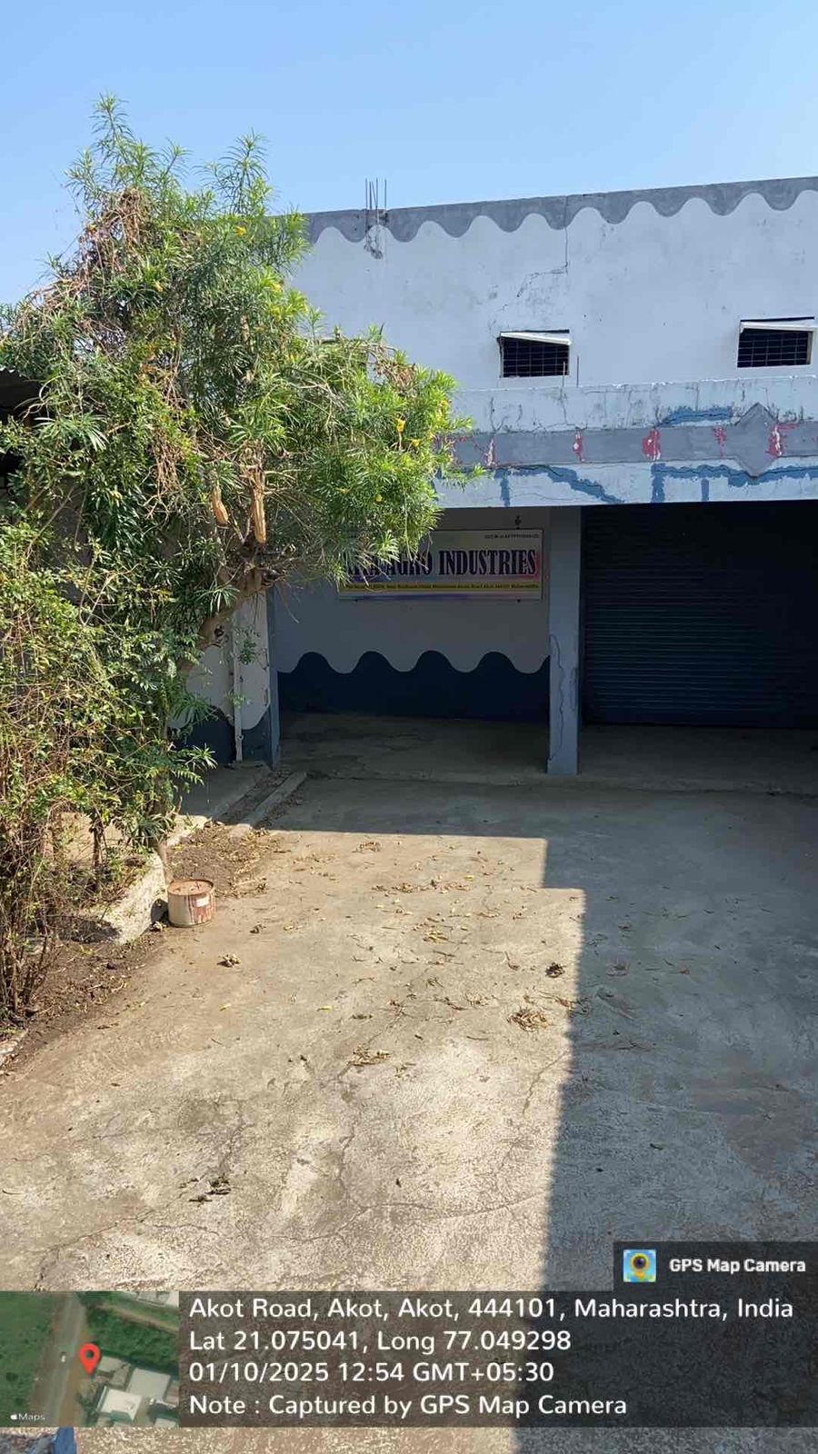 Industrial Plot with Factory Building for Sale in NEAR SHRI HARI HOTEL, BESIDE RAJ INN BAR & GAOGADA RESTAURANT AKOT SHEGAON ROAD, AKOLA, Akot — photo 2