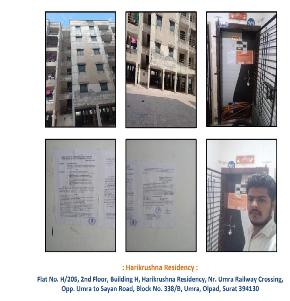 Flat for Sale in Flat No-H/205, "Hari Krushna Residency",Building H, Opp- Umra to Sayan Road,Umra , Olpad, Surat., Surat — photo 1