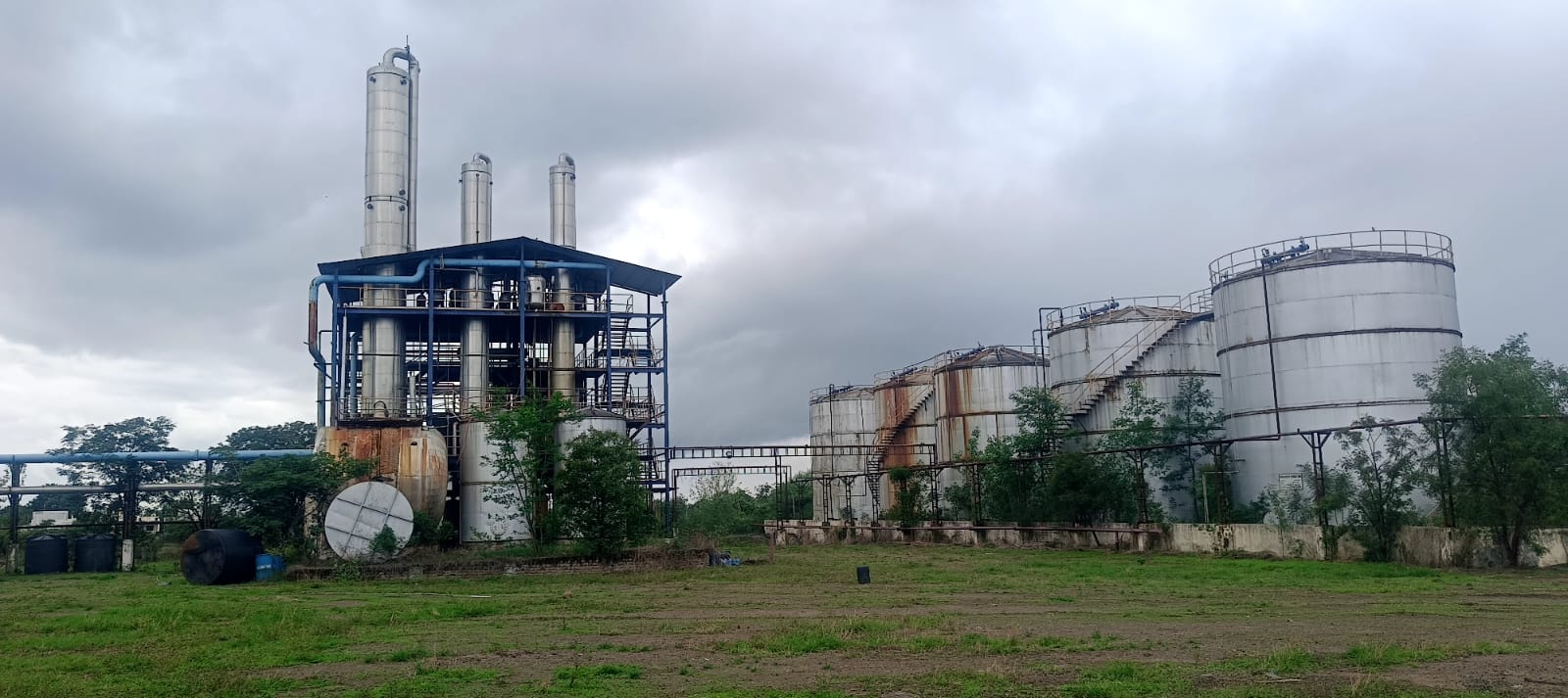 Industrial Plot with Factory Building for Sale in Near Aurangabad Nagar highway, Newasa — photo 1