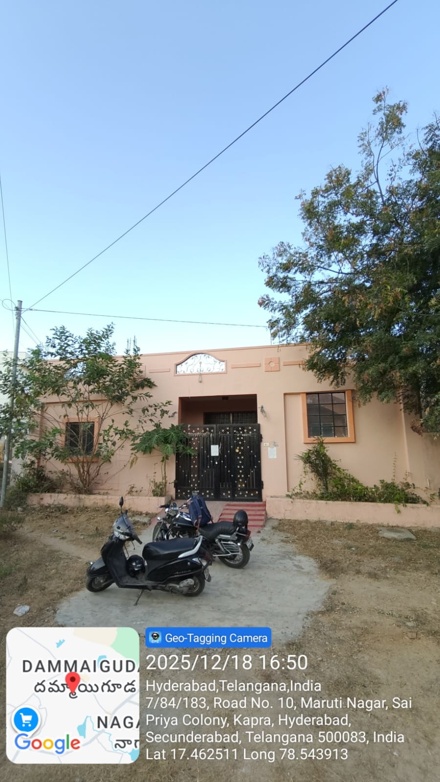 Individual House for Sale in Nagaram Village, Dammaiguda, Hyderabad — photo 1