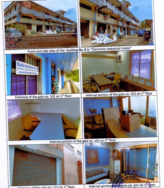 834 square feet Office for sale in Silvassa