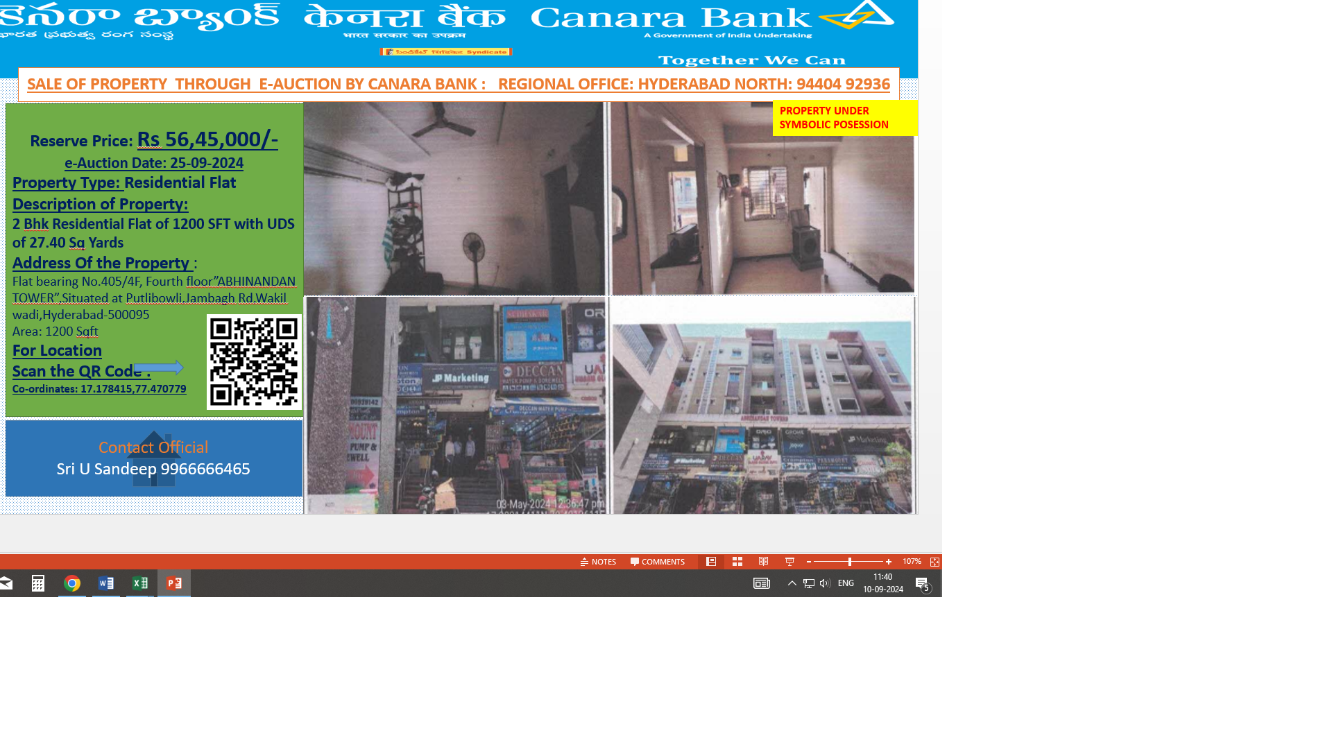 3 BHK Flat for sale in ABHINANDAN TOWERS, Hyderabad — photo 1