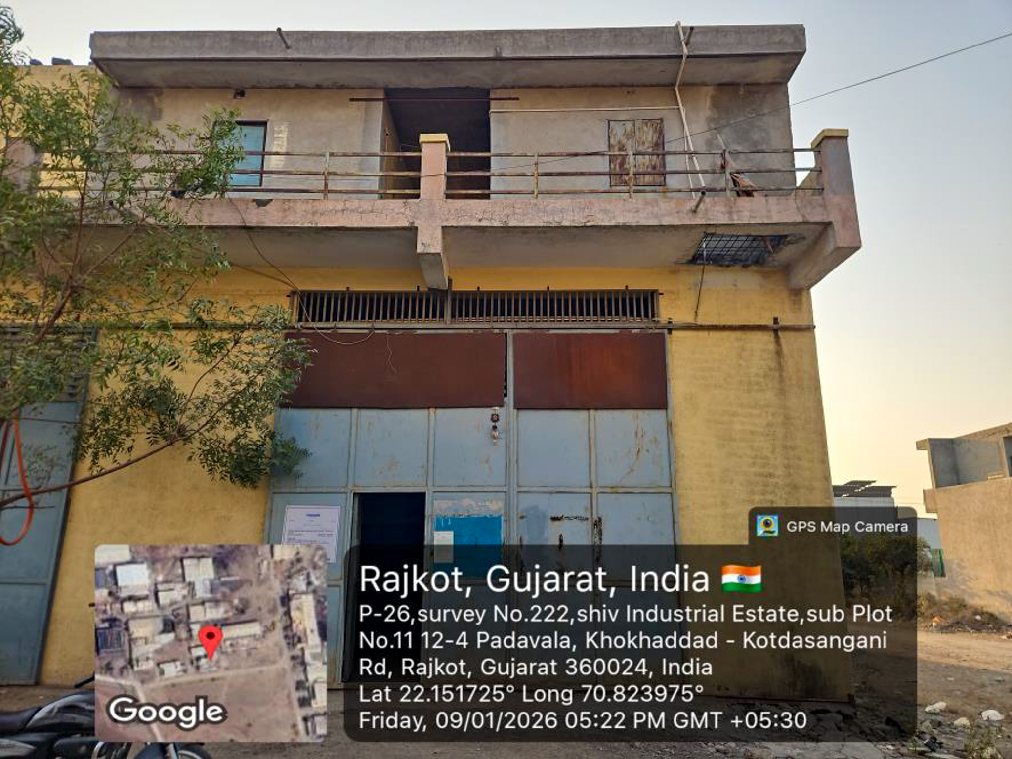 124.6 square meter Industrial Shed for sale in SHAPAR- PADAVALA, RAJKOT Veraval Rajkot — photo 1
