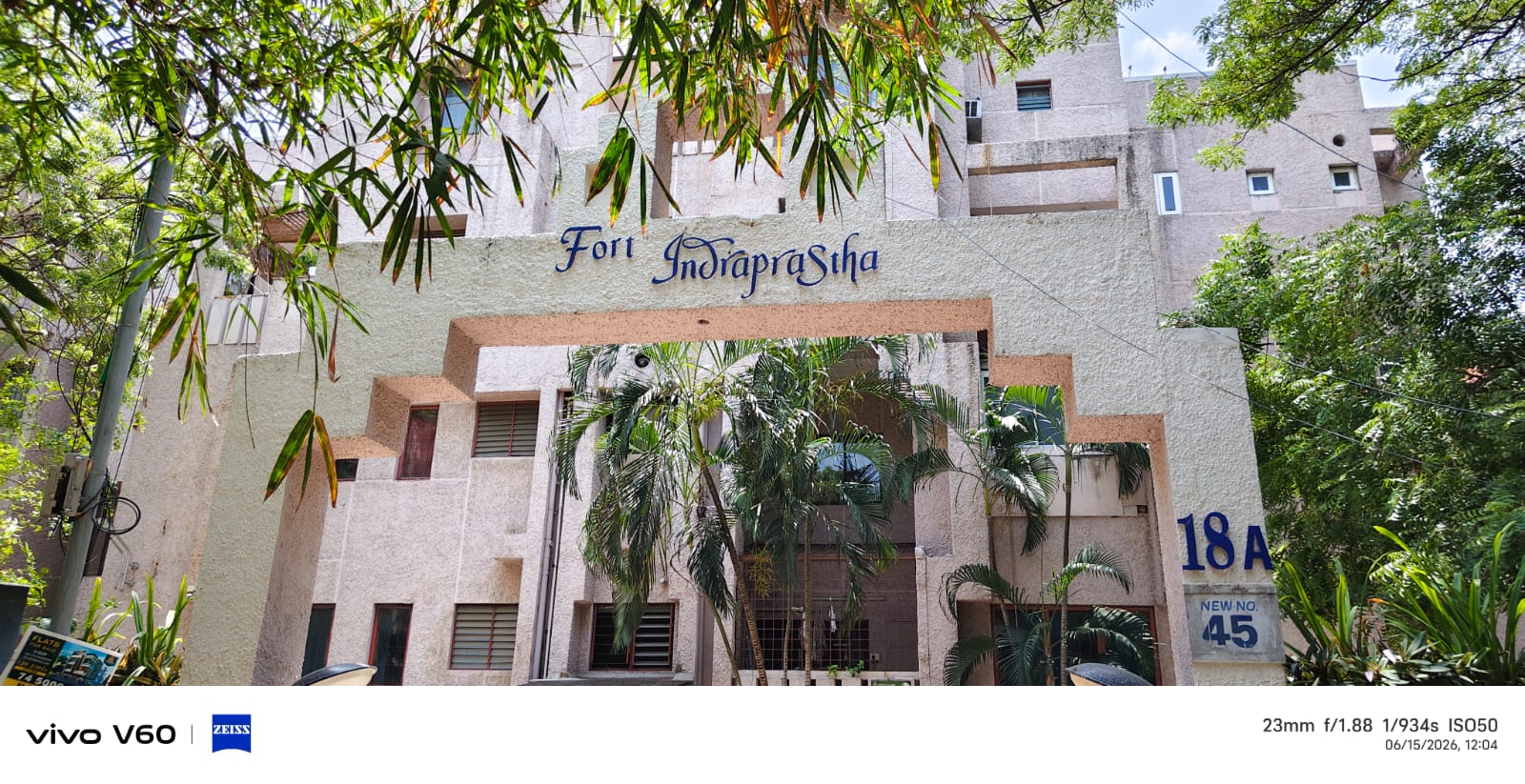 1080 square feet Flat for sale in Flat No: B-13,   First Floor, Fort Indraprastha, Kalakshetra Road, Thiruvanmiyur, Chennai – 600 041 Chennai — photo 1