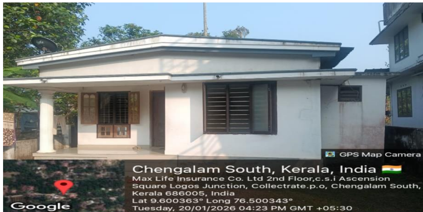 53.94 square meter Individual House for sale in KUMMANAM Chengalam South