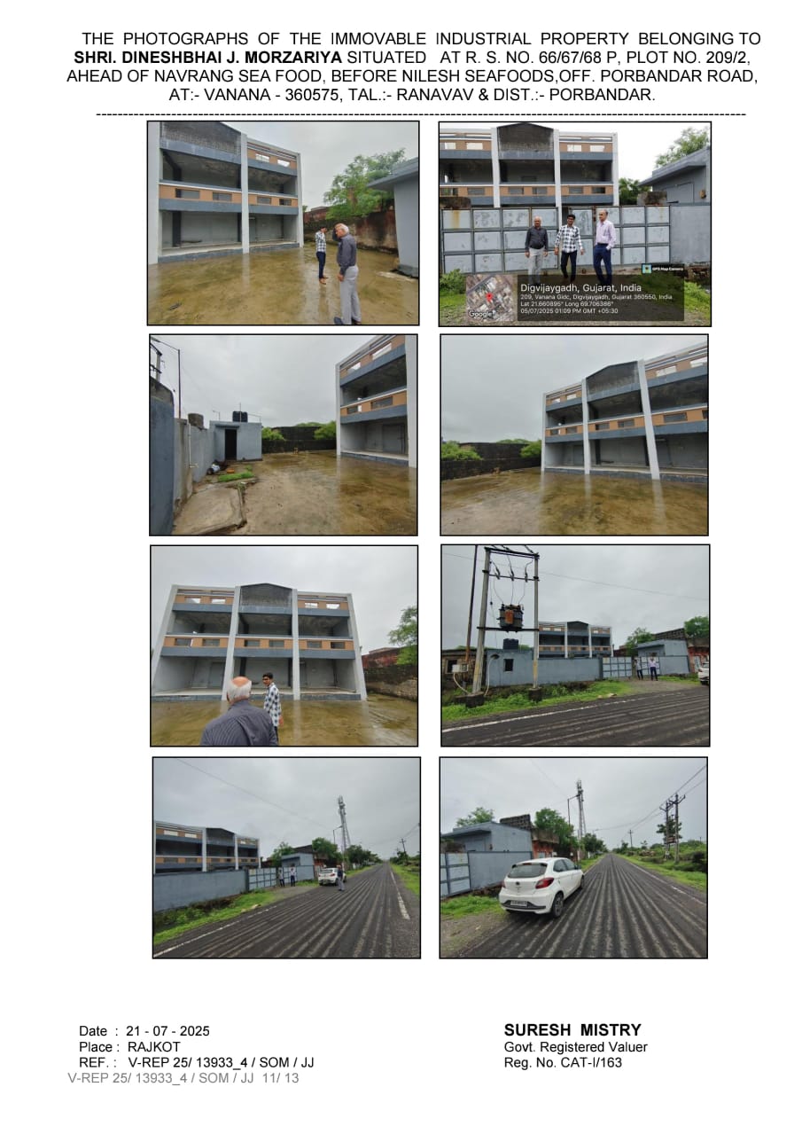 596 square meter Industrial Shed for sale in PORBANDAR Porbandar — photo 1