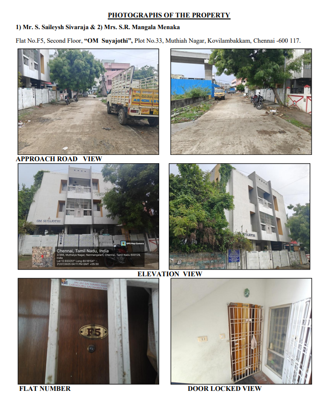 2 BHK Flat for sale in KOVILAMBAKKAM CHENNAI Chennai — photo 1