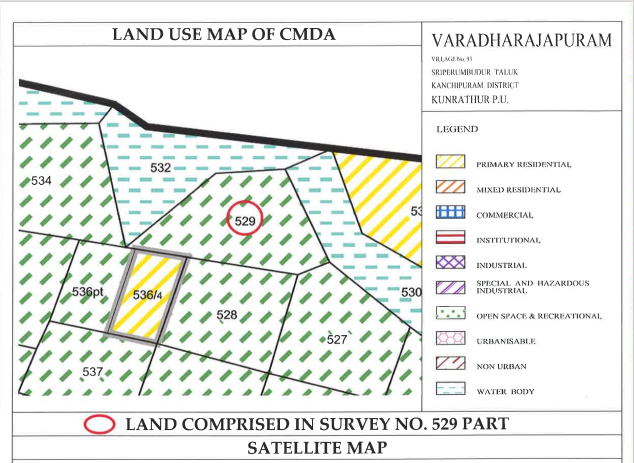 2896 square feet Plot for sale in VARADHARAJAPURAM SRIPERAMBATUR Chennai — photo 2