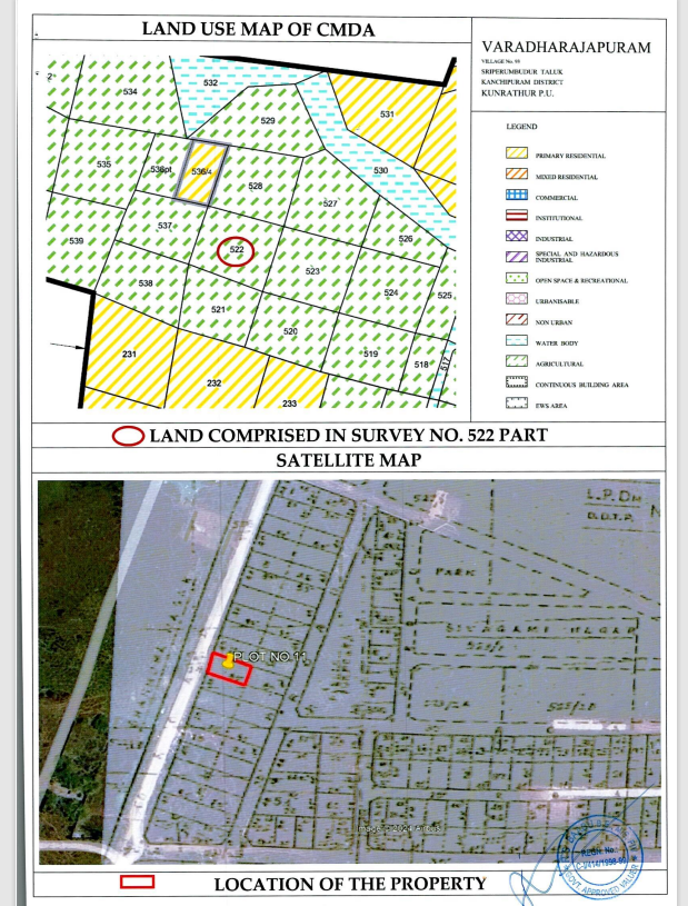 3200 square feet Plot for sale in VARADHARAJAPURAM SRIPERAMBADUR Chennai — photo 2