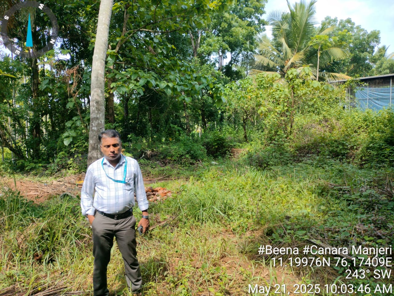 LAND AND RESIDENTIAL FOUNDATION for sale in Re Sy No 60/4-3,Block No.74 inThiruvali village,Nilambur Taluk,Malappuram District Manjeri