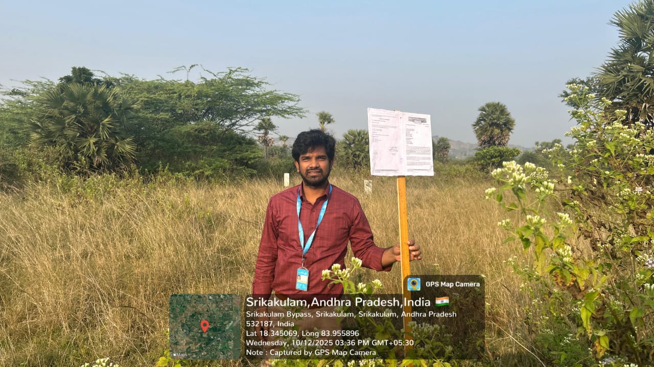 200 square yard Plot for sale in Residential Srikakulam