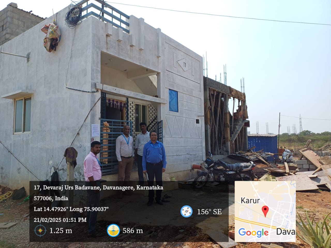 600 square feet Individual House for sale in Davanagere