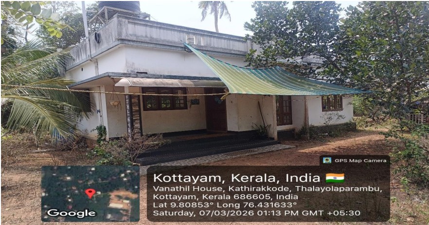 69.1 square meter Individual House for sale in CHEMBU, VAIKOM TALUK,KOTTAYAM THALAYOLAPARAMBU — photo 1
