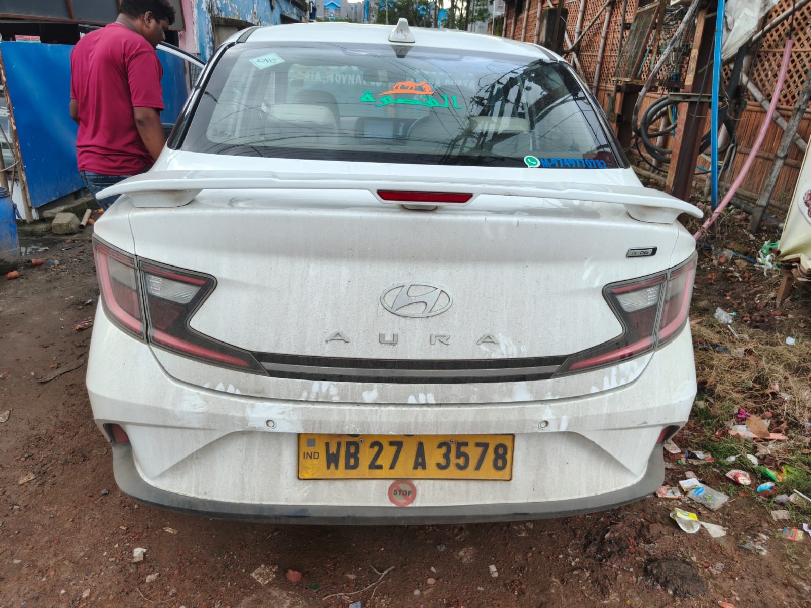 2025 Hyundai Aura E 1.2 Petrol MT Sedan 1 years for sale in BENGAL PARKING Koyra — photo 7