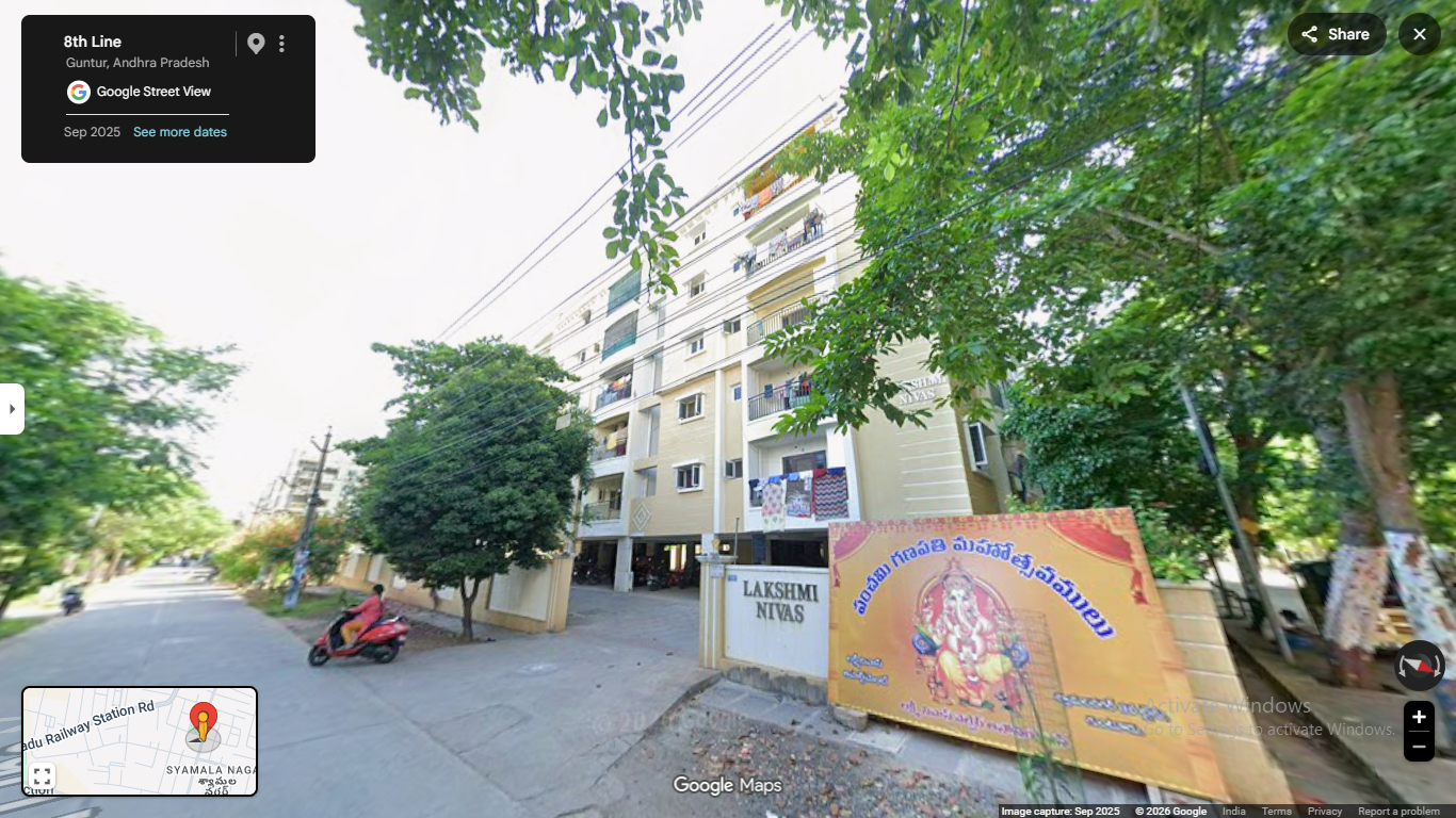 1240 square feet Flat for sale in LAKSHMI NIVAS, GUNTUR Guntur — photo 1