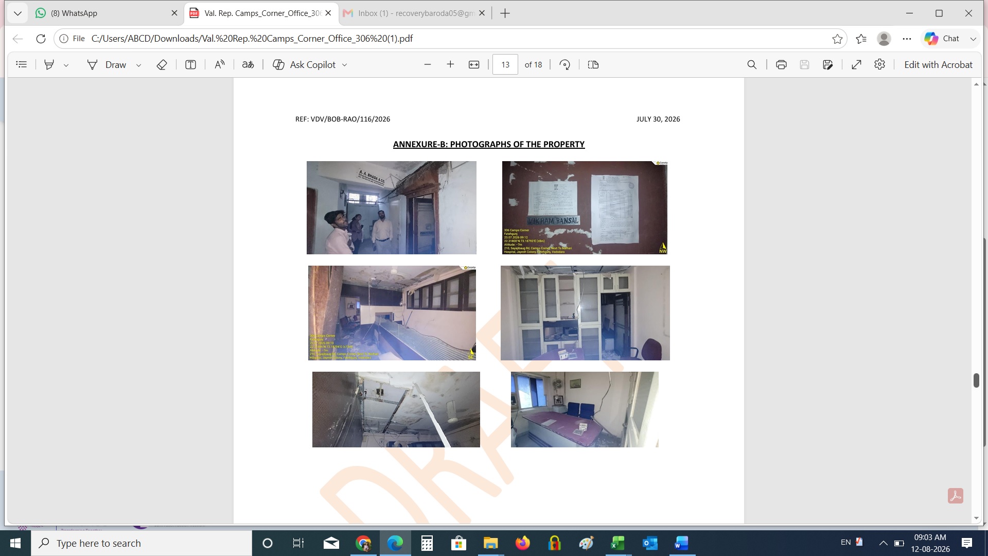 26.76 square meter Shops for sale in Near Bull Circel Vadodara