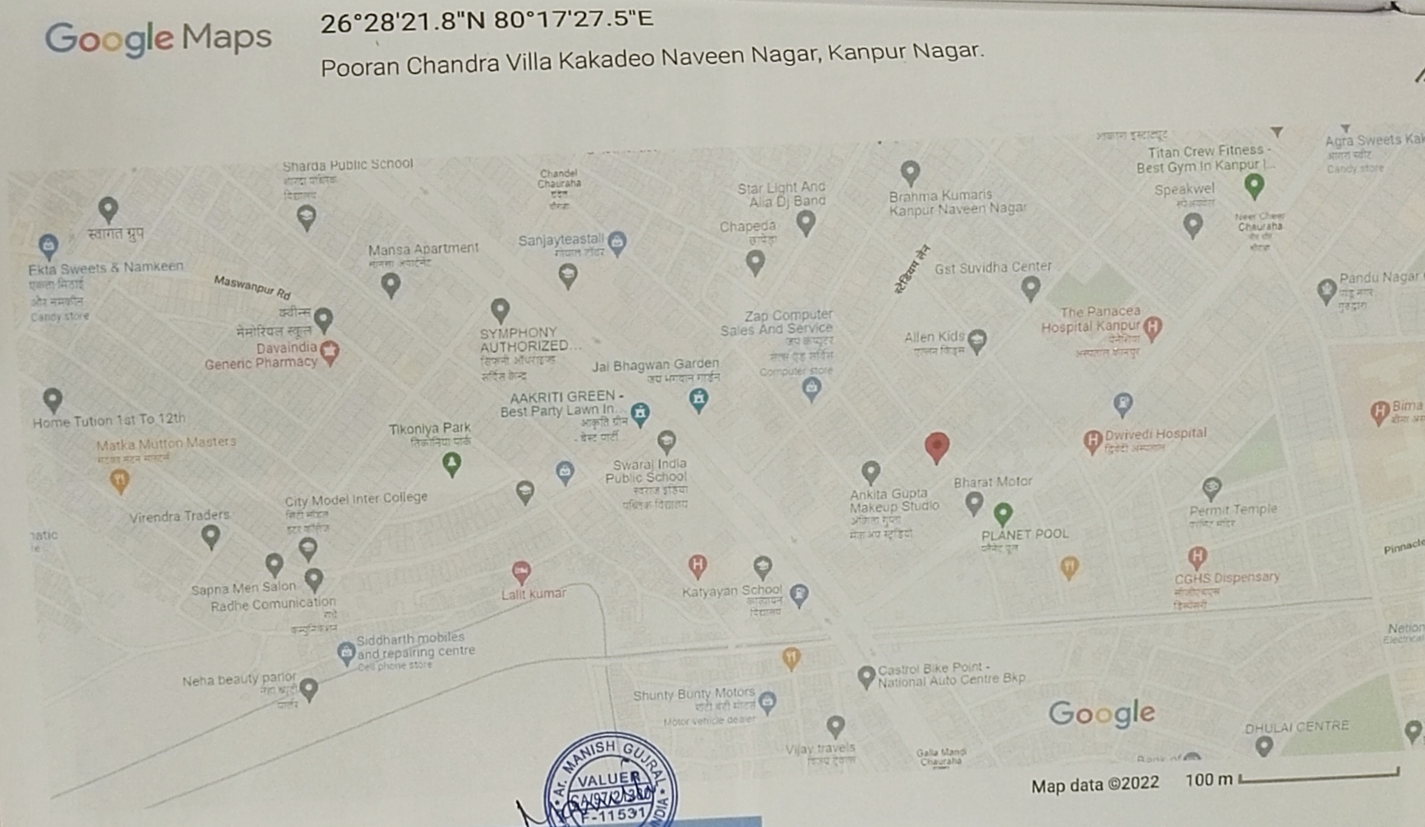 43.75 square meter Flat for sale in H No - 117/L/354 , Poorna Chandra Villa Apartment, Naveen Nagar, Kanpur Nagar - 208025 Kanpur — photo 12