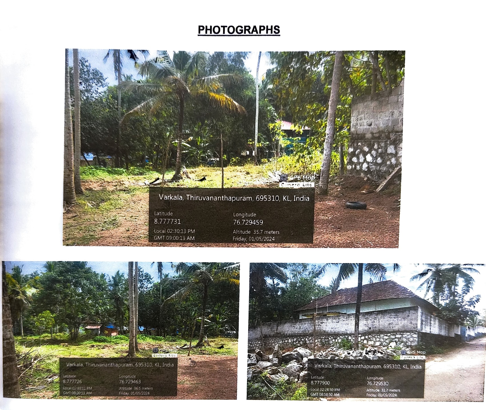 LAND ONLY for sale in Varkala