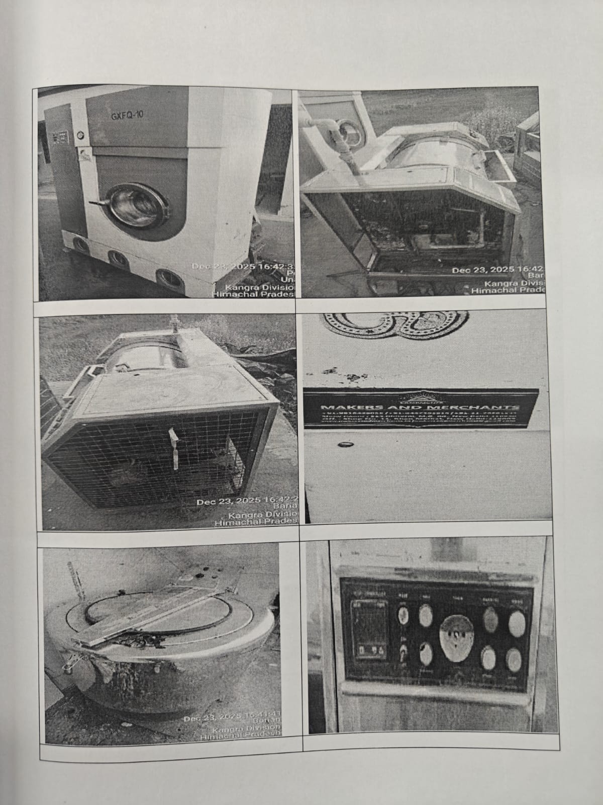 Hypothecation of Plant & Machinery lying at Near HPSEB Office, Nourblinga, VPO Sidhpur, Tehsil Dharamshala, Distt. Kangra, H.P-176057 for sale in DHARAMSHALA Dharamshala