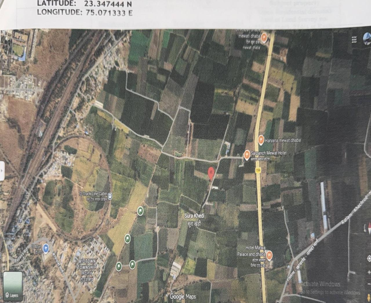 19300 square meter Plot for sale in Patwari Halka No. 25, Revenue Circle No. 2, Kasba Ratlam, Tehsil and District Ratlam, M.P. Namkeen & Allied Food Cluster Karmadi — photo 2