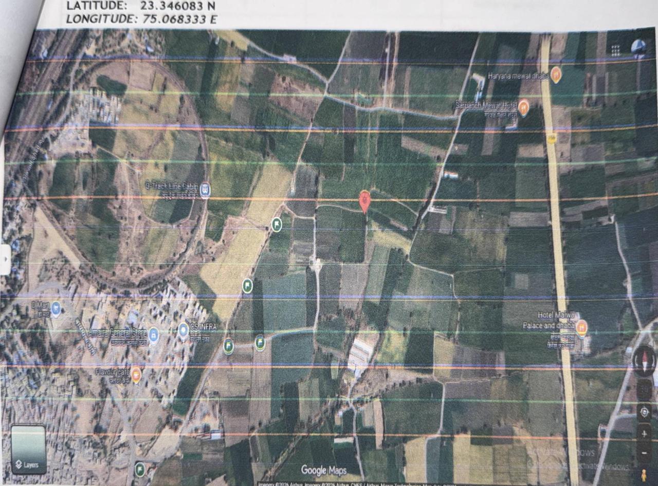 18450 square meter Plot for sale in Patwari Halka No. 25, Revenue Circle No. 2, Kasba Ratlam, Tehsil and District Ratlam, M.P. Namkeen & Allied Food Cluster Karmadi — photo 2