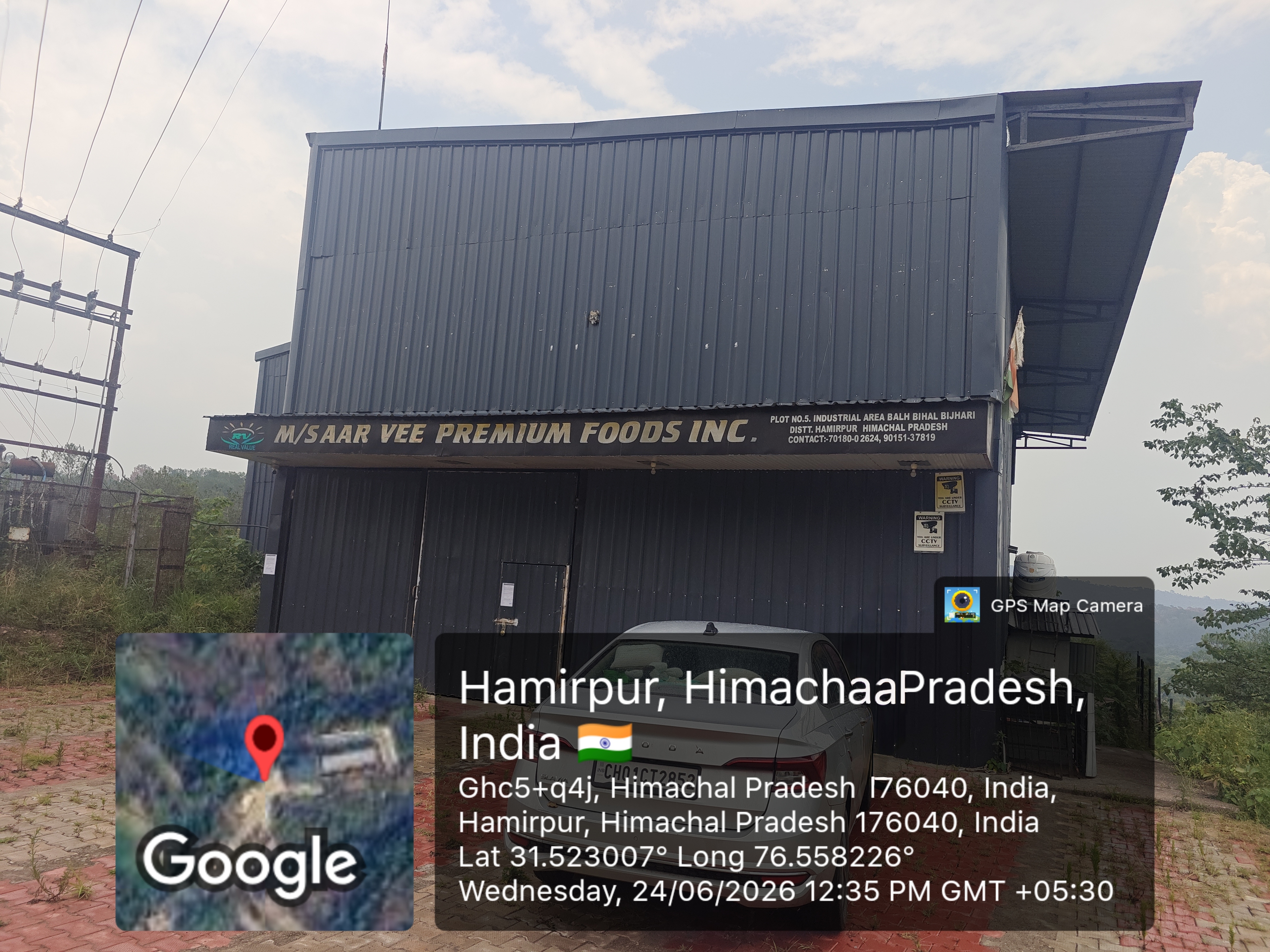 666 square meter Industrial Plot with Factory Building for sale in Agwin Buhli Industrial Area — photo 1