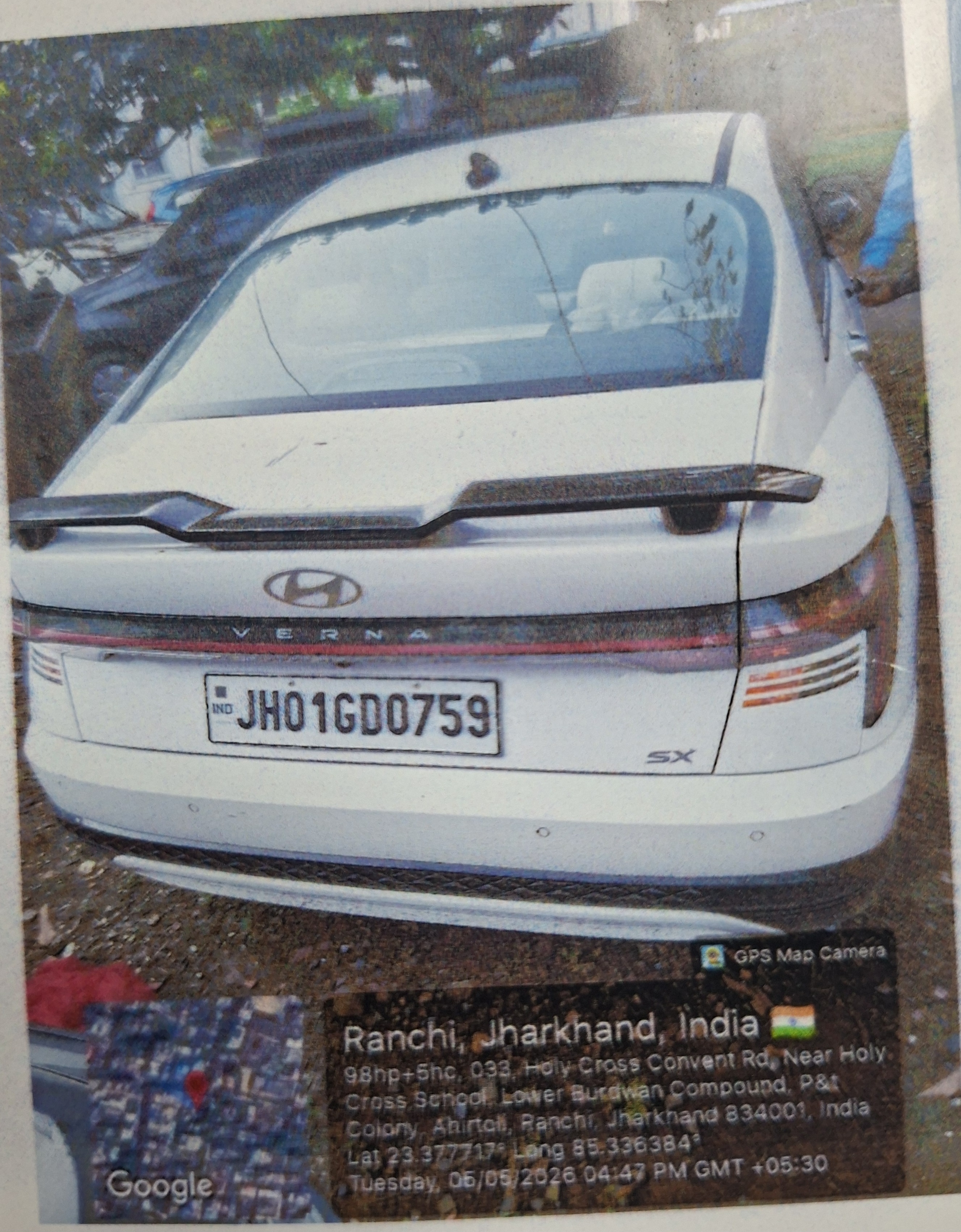 2025 Hyundai Verna SX 1.5 MPi MT Sedan 7993 km 1 year for sale in SBI COLONY Ranchi