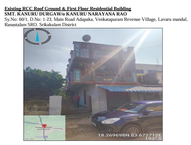 Individual House for sale in Laveru Srikakulam