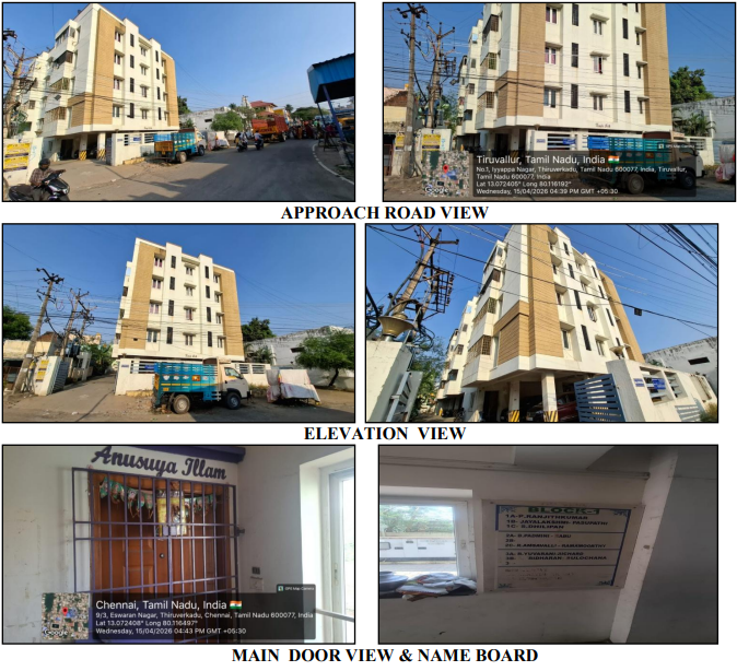 952 square feet Flat for sale in TEMPLE BELL APARTMENTS, Chennai — photo 1