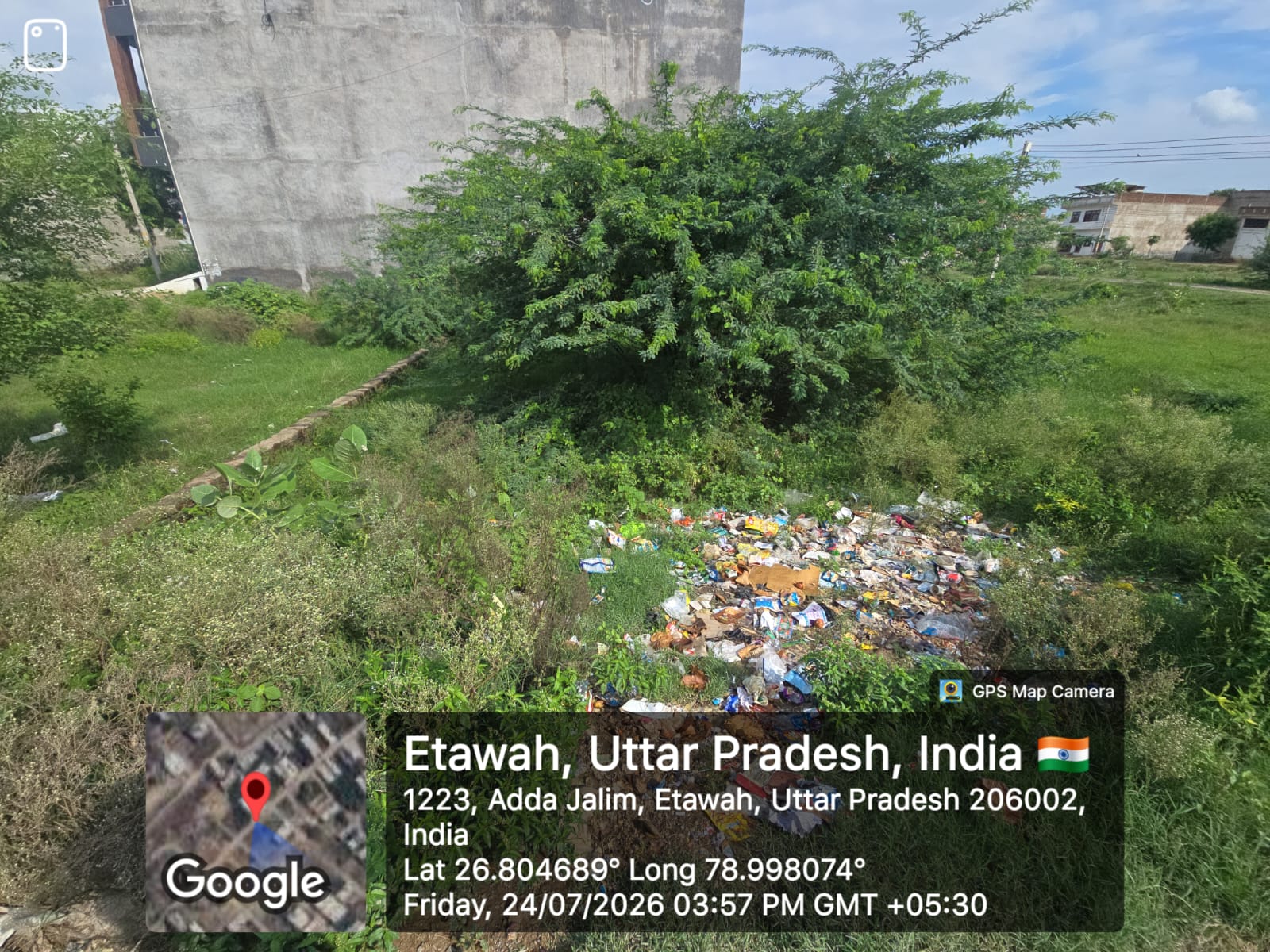 134.76 square meter Plot for sale in part of bhumi no. 171, Plot no. 34 , Mauza Kasba Etawah, Tehsil & District Etawah Etawah — photo 3