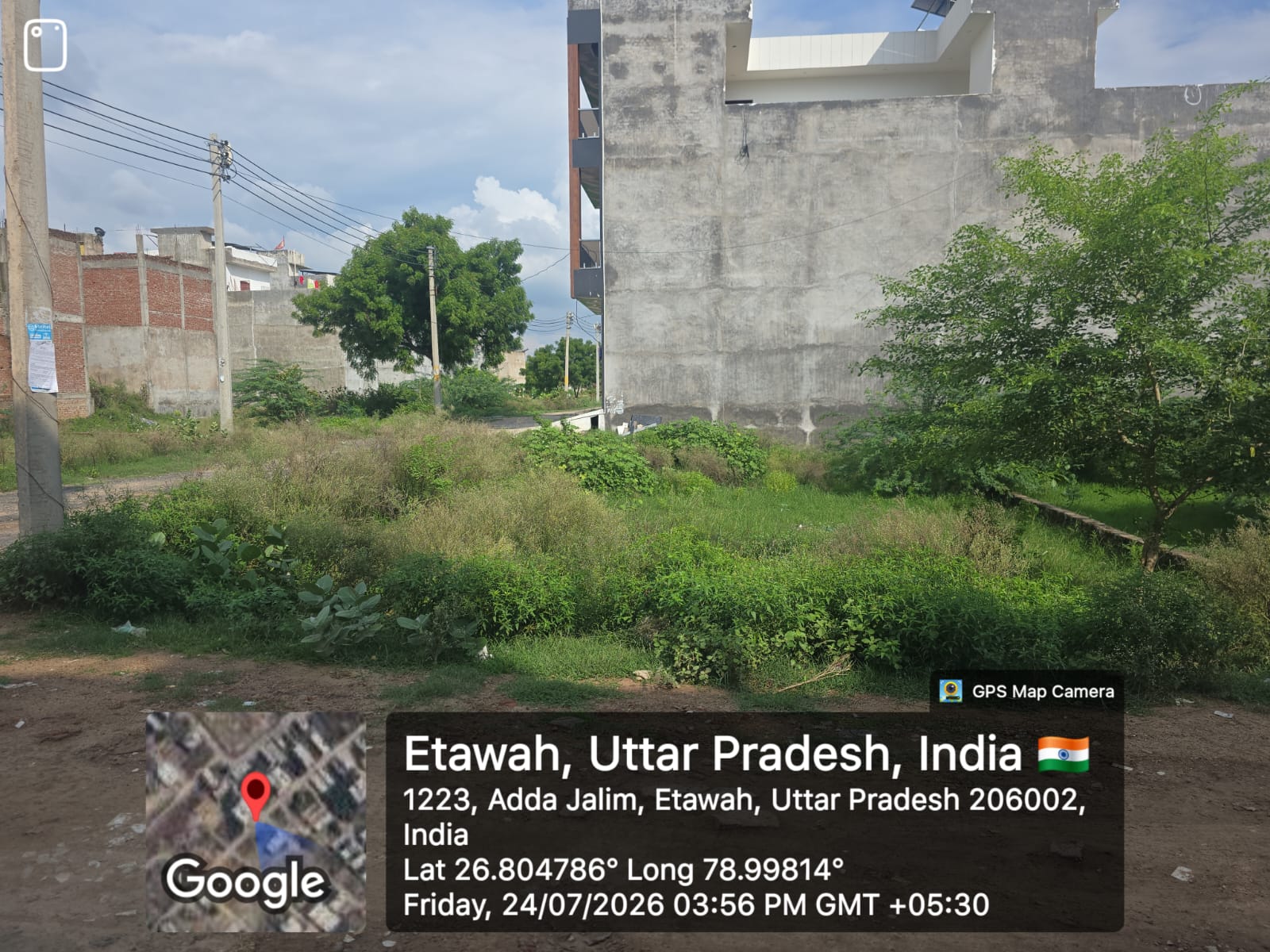 199.81 square meter Plot for sale in part of bhumi no. 171, Plot no. 33 Mauza Kasba Etawah, Tehsil & District Etawah. Etawah — photo 3