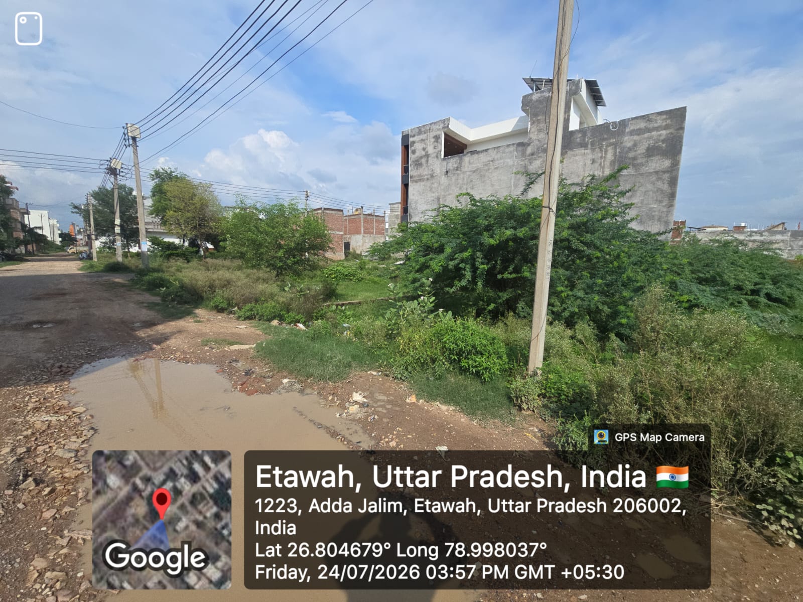 134.76 square meter Plot for sale in part of bhumi no. 171, Plot no. 34 , Mauza Kasba Etawah, Tehsil & District Etawah Etawah